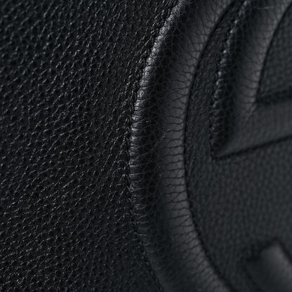 Gucci Pebbled Calfskin Large Soho Hobo Black 17 of 20