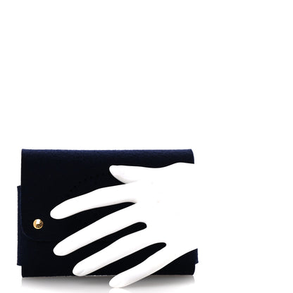 Hermes Felt Mises et Relances Playing Cards Holder Marine 2 of 6