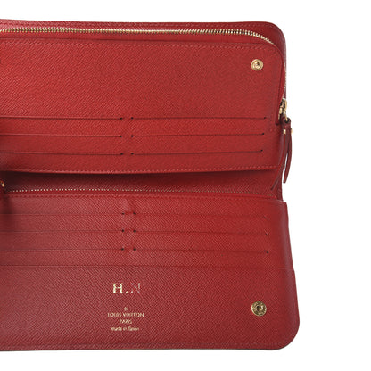 Louis Vuitton Damier Ebene Insolite Wallet Red 5 of 6
