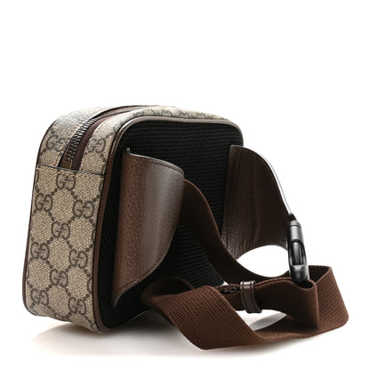 Gucci Soft GG Supreme Monogram Medium Ophidia Belt Bag Dark Brown 2 of 11