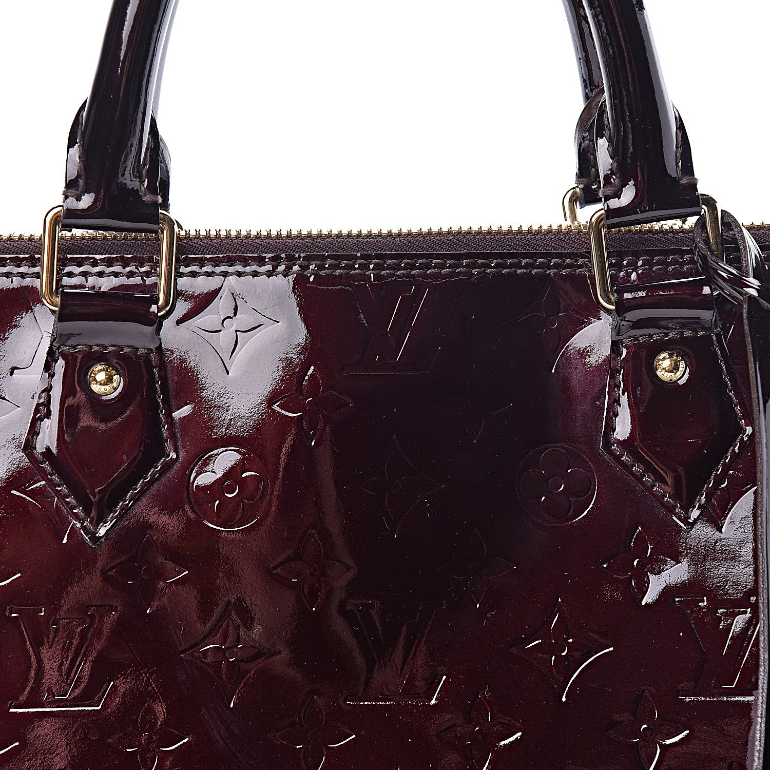 Louis Vuitton Vernis Alma GM Amarante 12 of 12