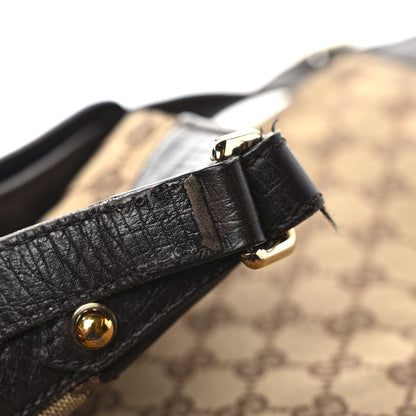 Gucci Monogram Hasler Hobo Dark Brown 12 of 14