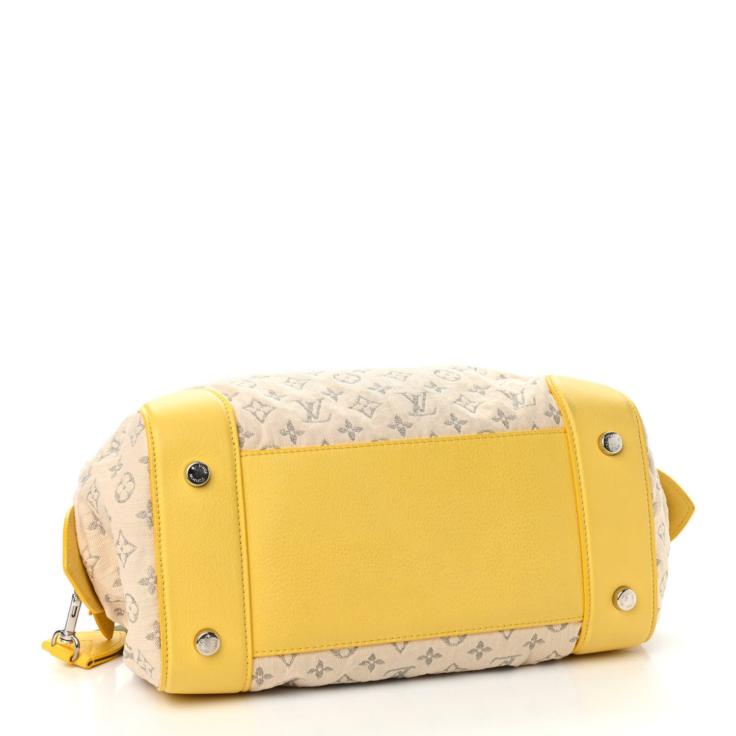 Monogram Denim Speedy Round Yellow