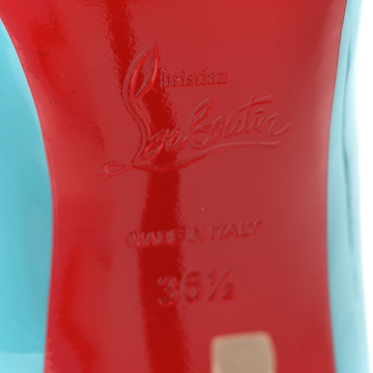 Christian Louboutin Patent So Kate 120 Pumps 36.5 Pacific 7 of 9