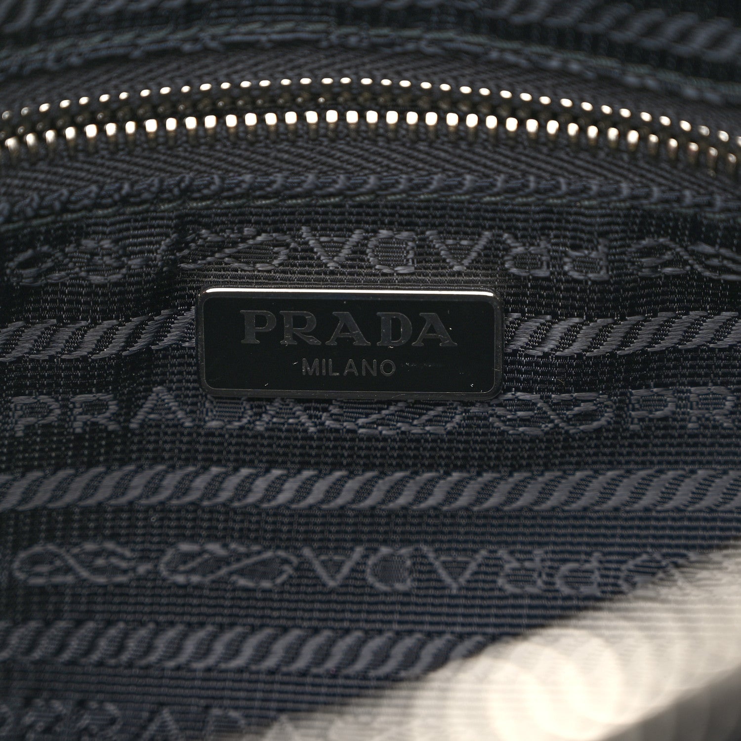 Prada Nylon Tessuto Impuntu Quilted Bandoliera Crossbody Bag Black 6 of 10