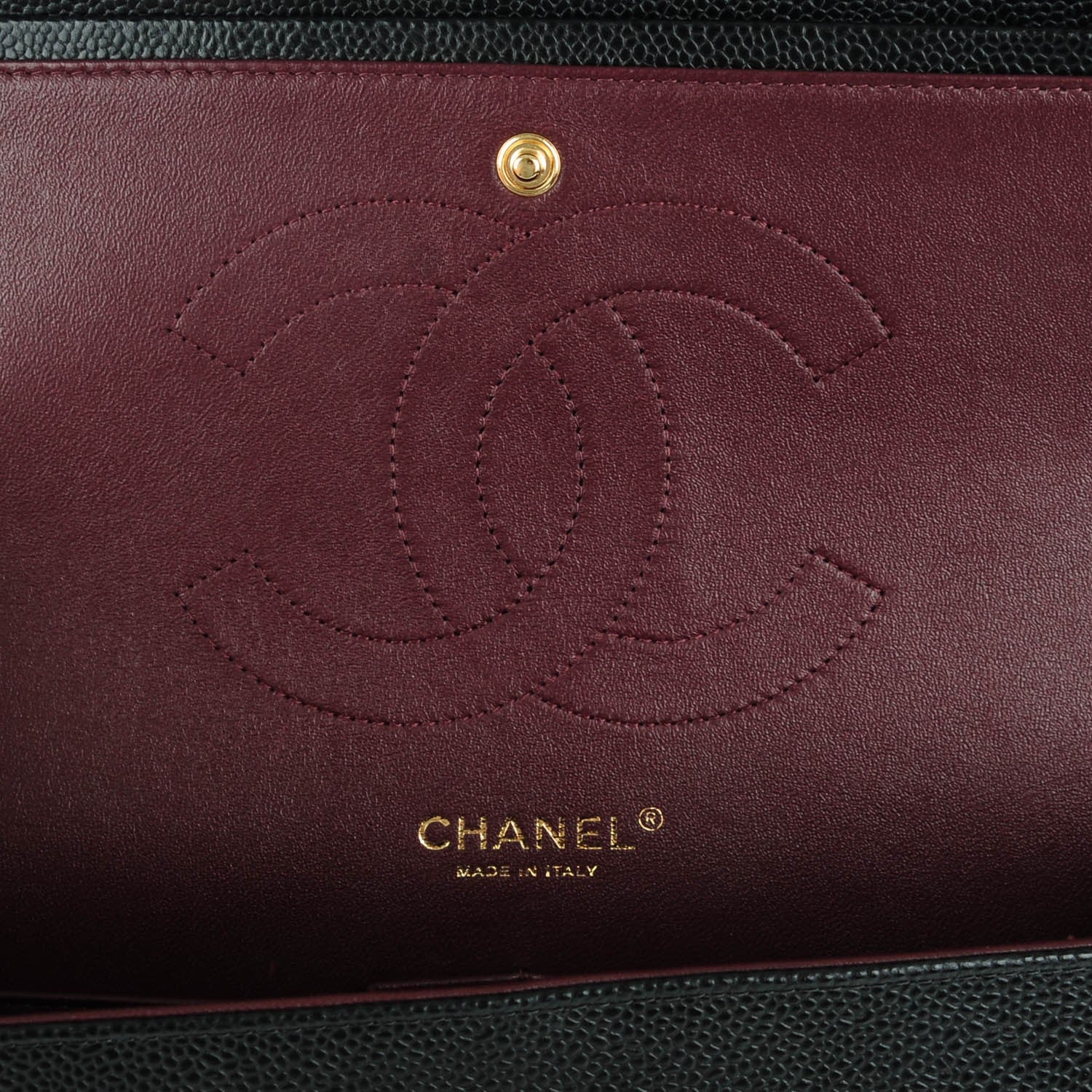 Chanel Caviar Quilted Jumbo Double Flap Black 6 of 9