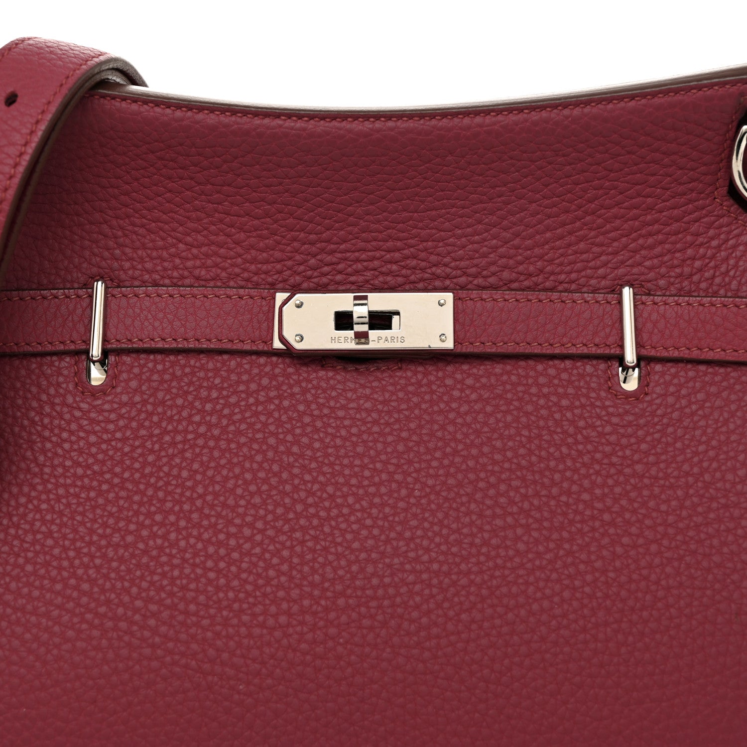 Hermes Taurillon Clemence Jypsiere 28 Rubis 8 of 13