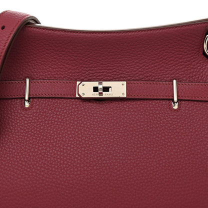 Hermes Taurillon Clemence Jypsiere 28 Rubis 8 of 13
