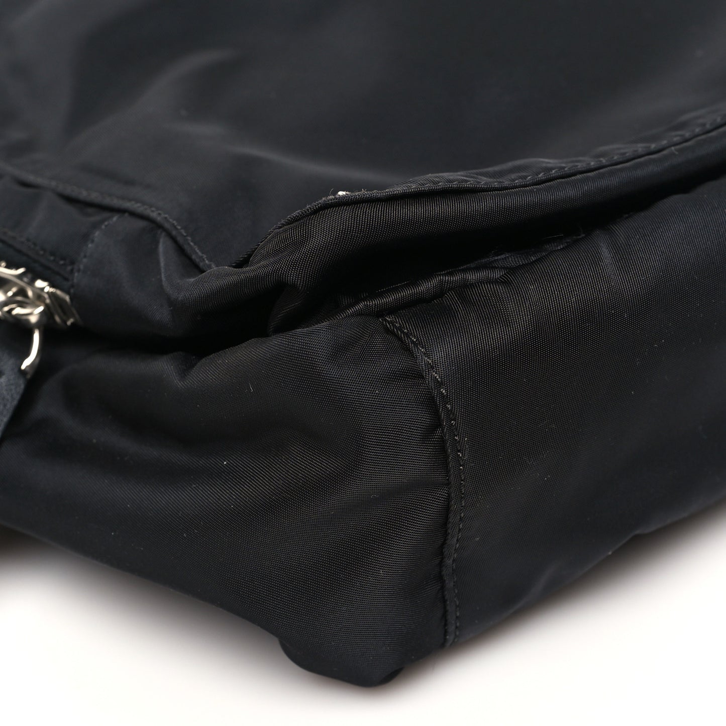 Nylon Rockstud Backpack Black