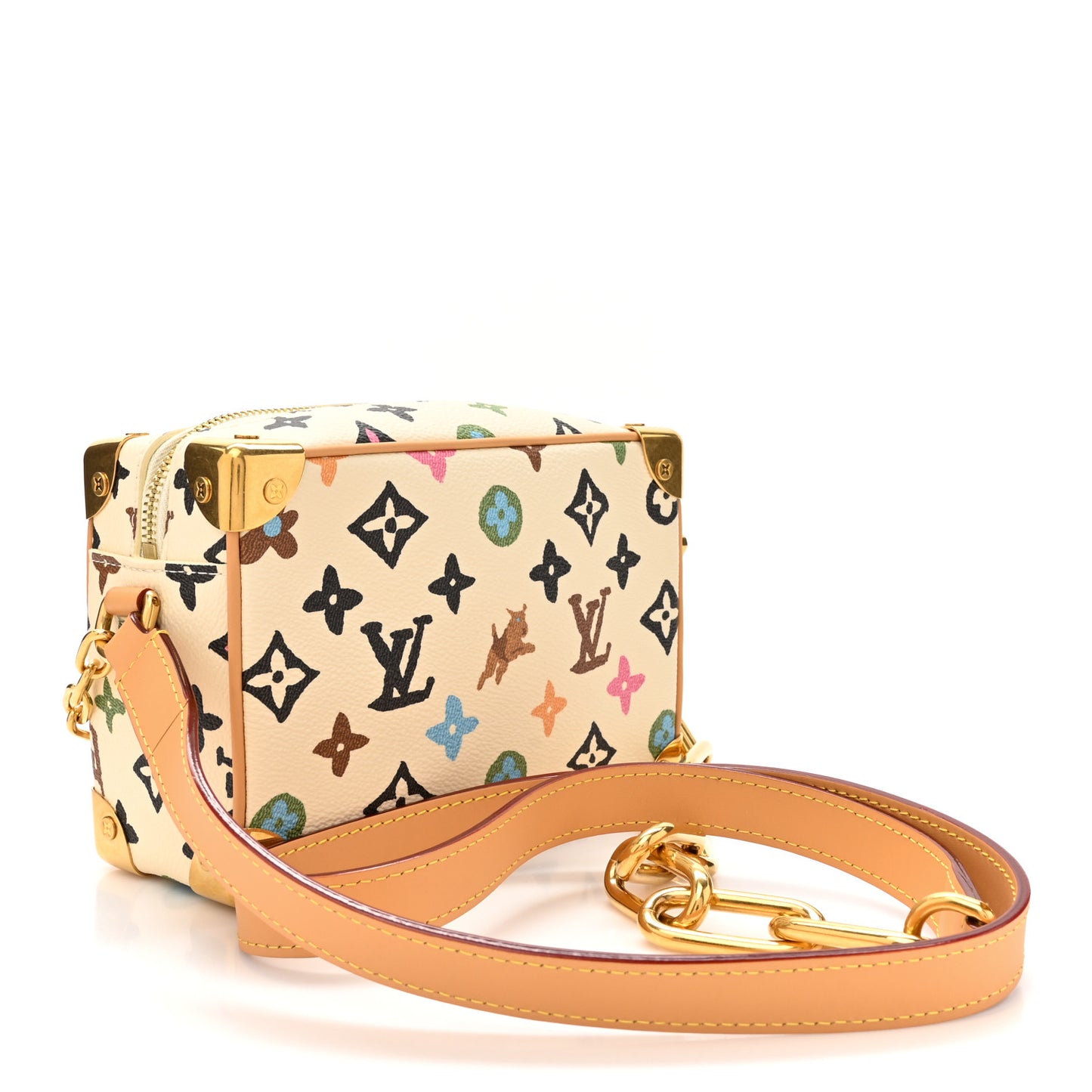 X TYLER THE CREATOR Monogram Craggy Mini Soft Trunk Vanilla