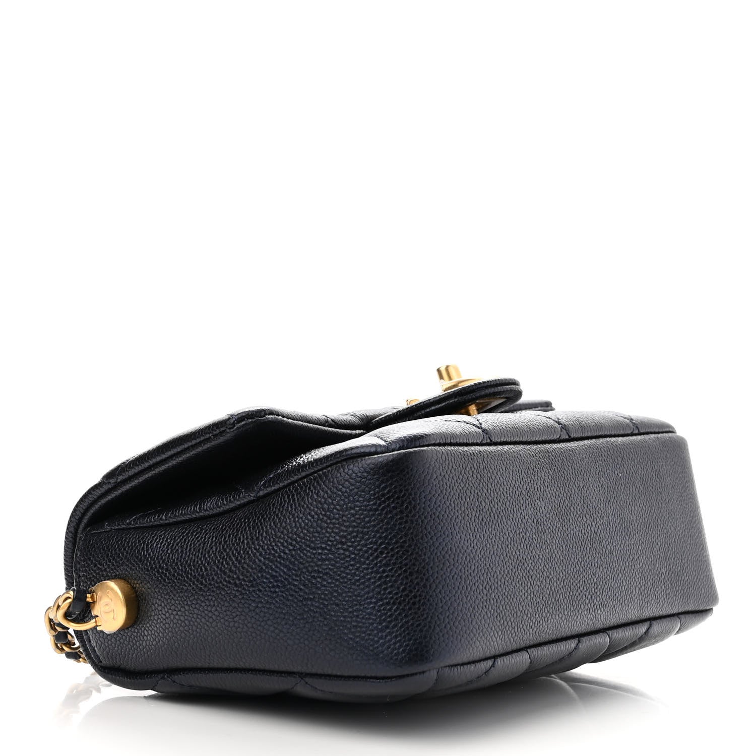 Chanel Iridescent Caviar Quilted Mini My Perfect Flap Dark Blue 4 of 11
