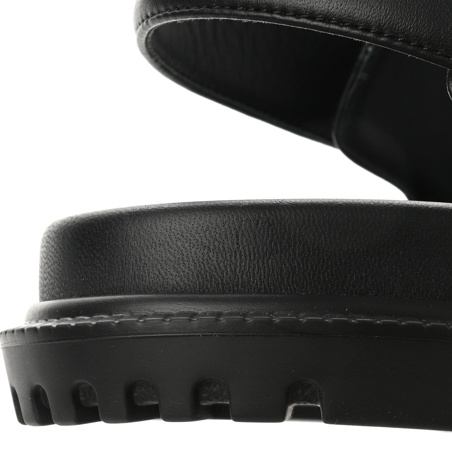 Christian Dior Lambskin Dioract Sandals 39 Black 9 of 9