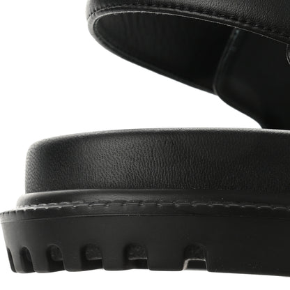 Christian Dior Lambskin Dioract Sandals 39 Black 9 of 9
