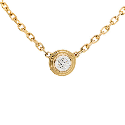 Cartier 18K Yellow Gold Diamond XS D'Amour Pendant Necklace 6 of 8