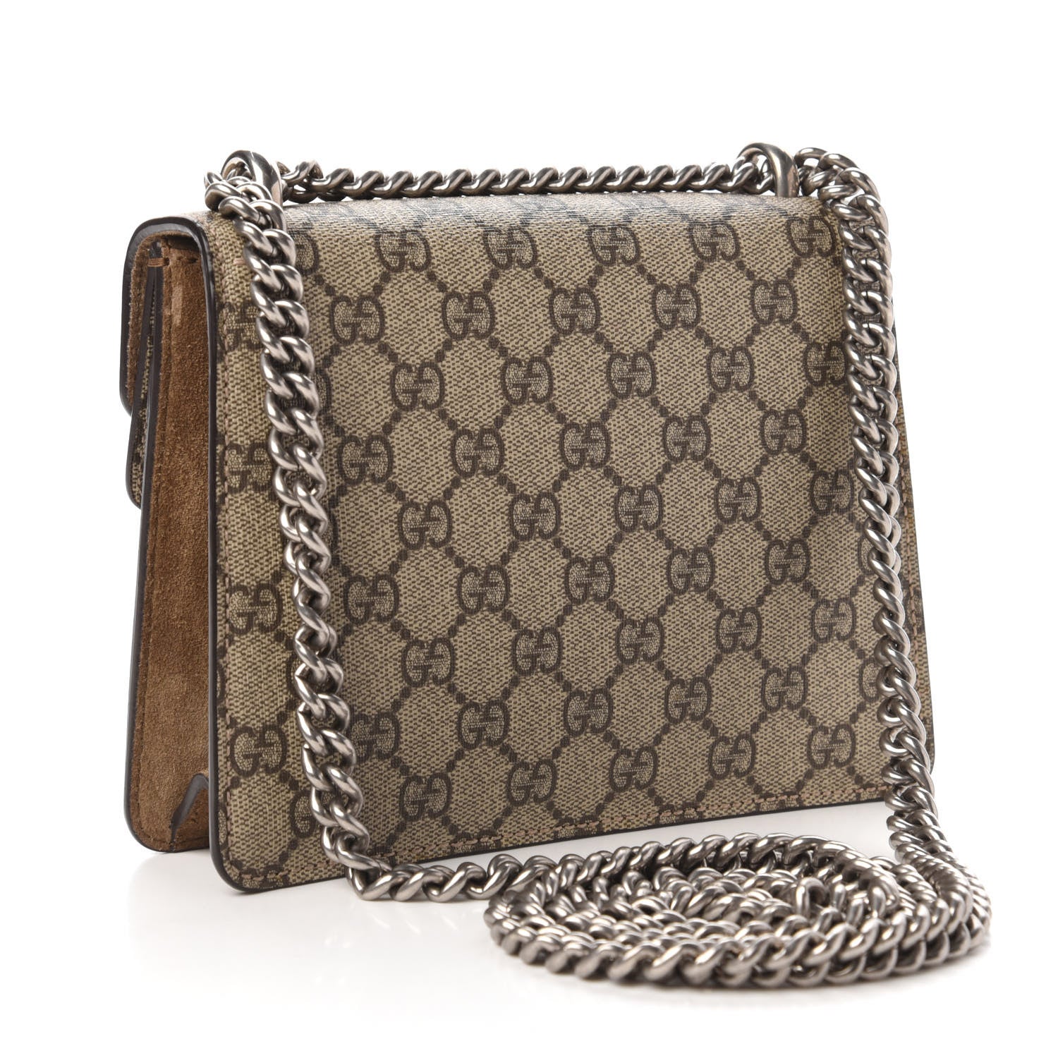 Gucci GG Supreme Monogram Mini Dionysus Shoulder Bag Taupe 4 of 11