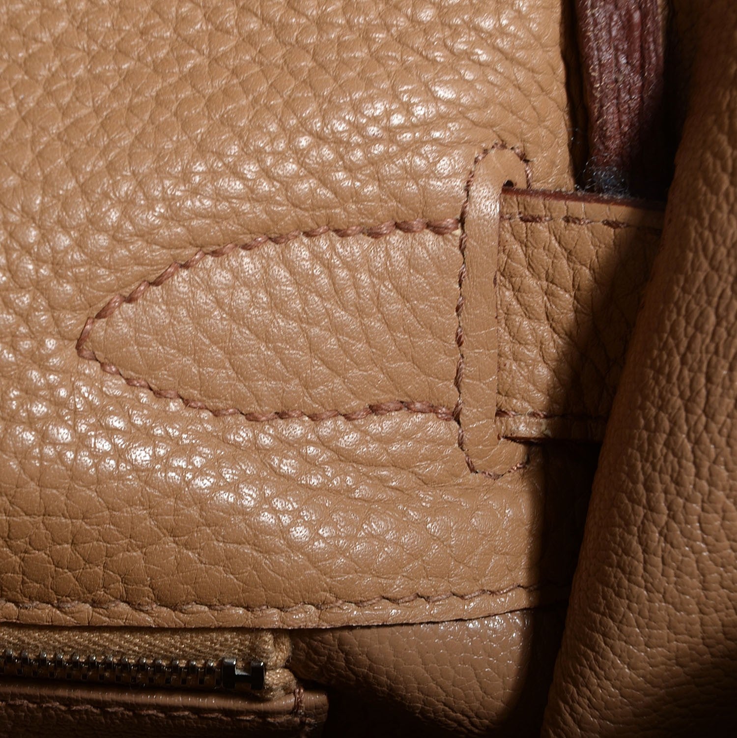 Hermes Taurillon Clemence Kelly Retourne 40 Tabac Camel 18 of 19