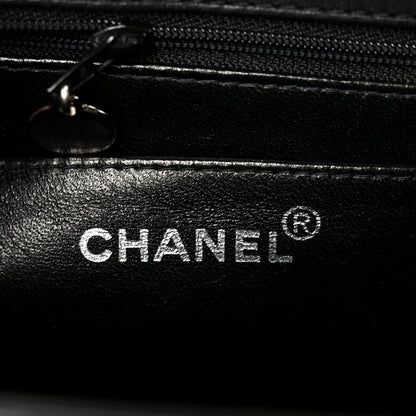 Chanel Glazed Calfskin Single Flap Black 6 of 11
