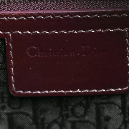 Christian Dior Patent Cannage Large Lady Dior Burgundy 5 of 10