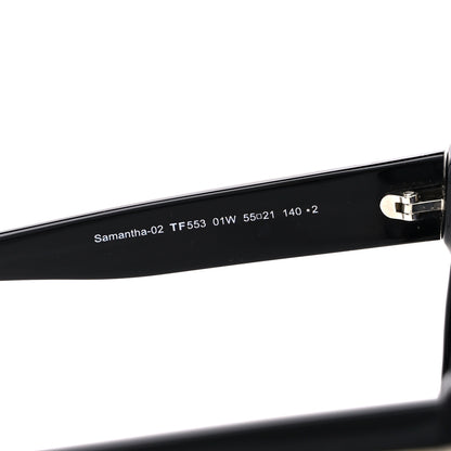 Tom Ford Samantha Cat Eye Sunglasses TF553 Black 5 of 8