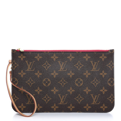 Louis Vuitton Monogram Neverfull MM GM Pochette Pivoine 1 of 7
