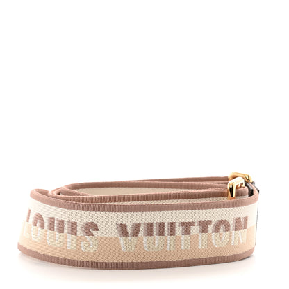 Louis Vuitton Jacquard Speedy Bandouliere 20 Shoulder Strap Beige Brown 2 of 3