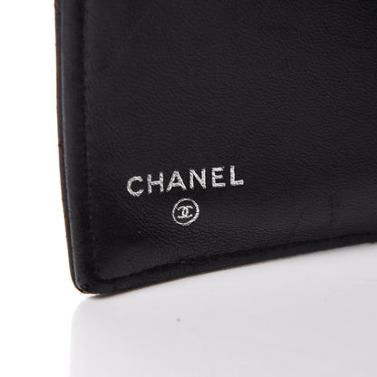 Chanel Lambskin Quilted Large Flap Wallet Black 6 of 20