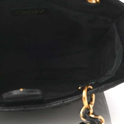Chanel Caviar Quilted Petit Shopping Tote PST Black 5 of 10