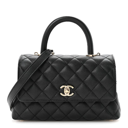Chanel Caviar Quilted Mini Coco Handle Flap Black 1 of 11