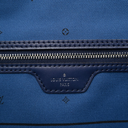 Louis Vuitton Monogram Escale Neverfull MM Blue 7 of 11