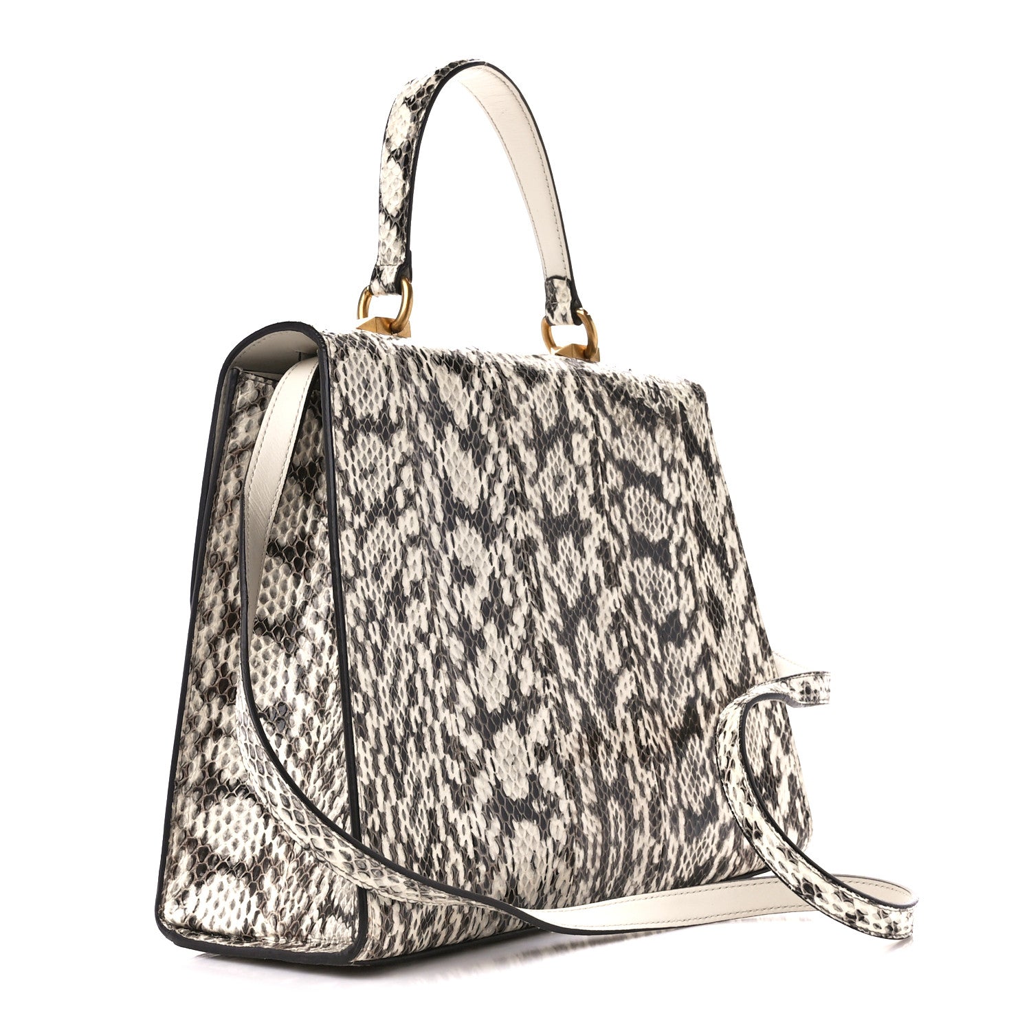 Gucci Snakeskin Embroidered Medium Osiride Top Handle Bag 3 of 14