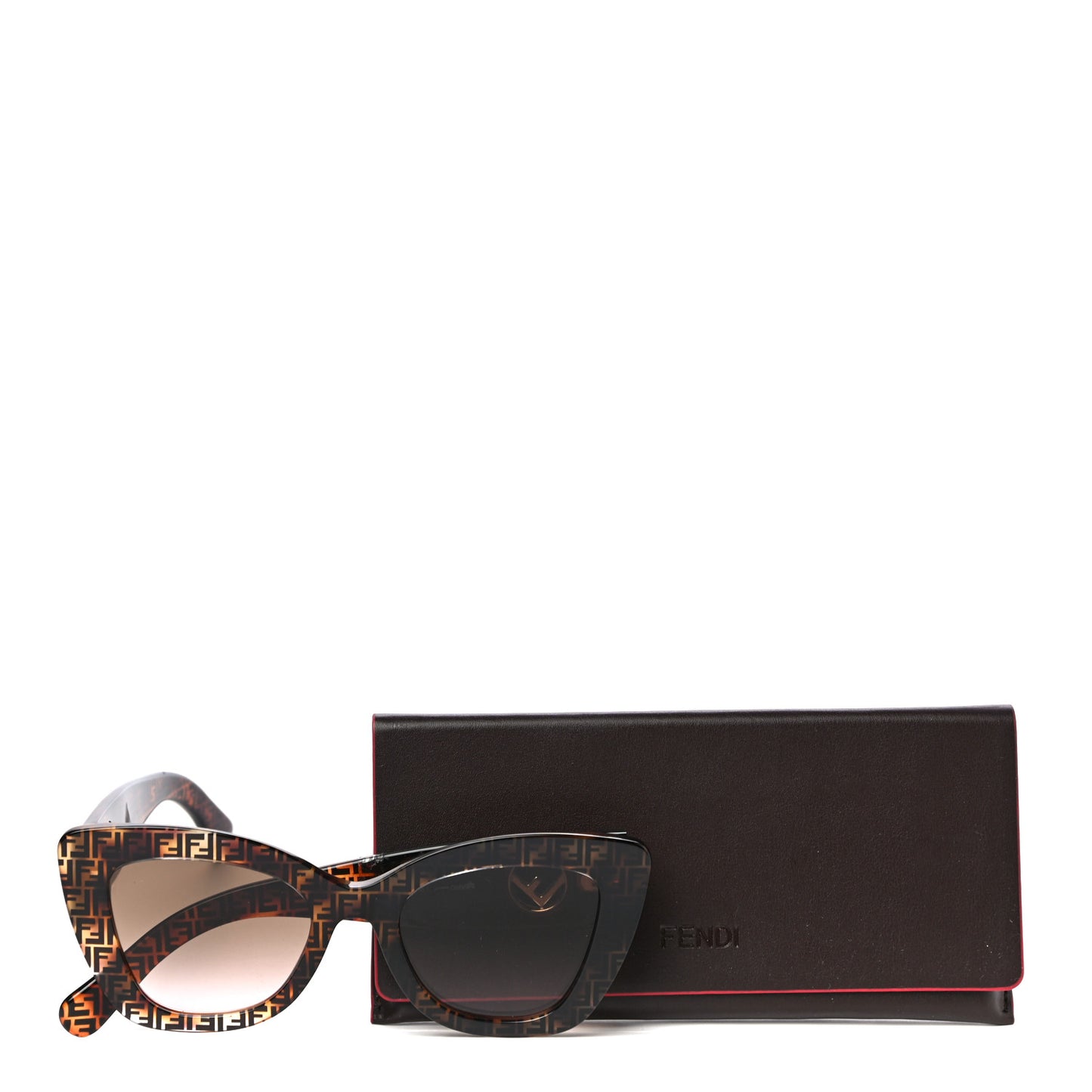 Acetate F is Fendi FF 51mm Cat Eye Sunglasses 0327/S Tortoise Camouflage
