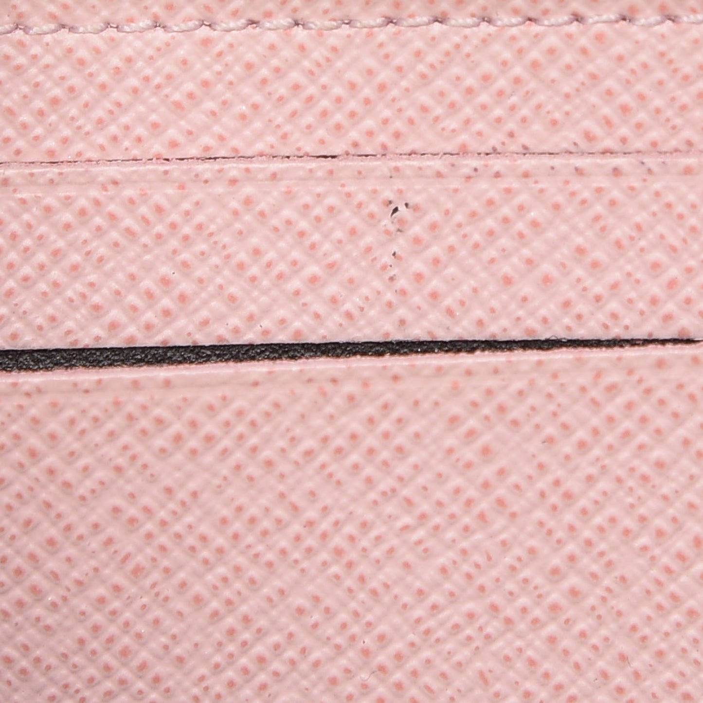 Monogram Clemence Wallet Rose Ballerine