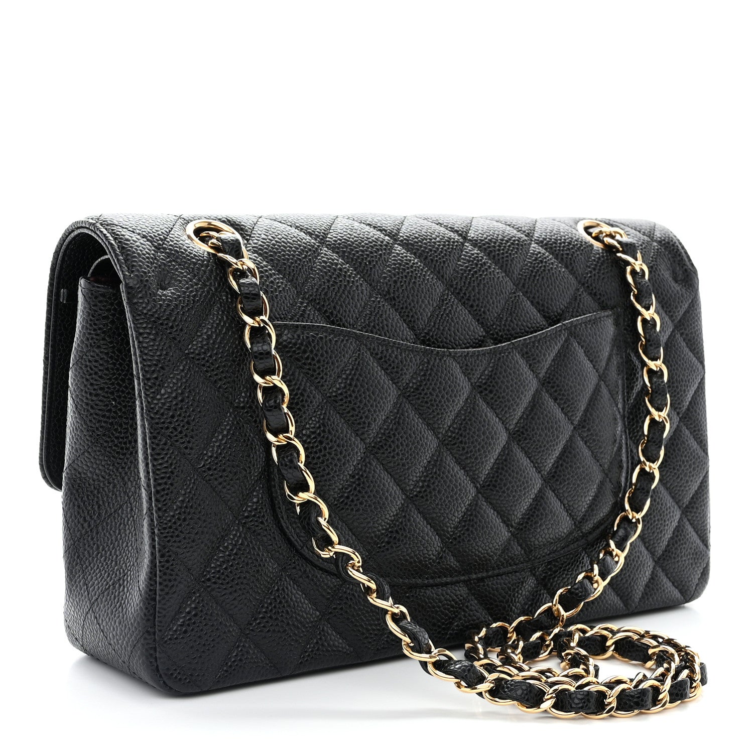 Chanel Caviar Quilted Medium Double Flap Black 3 of 11