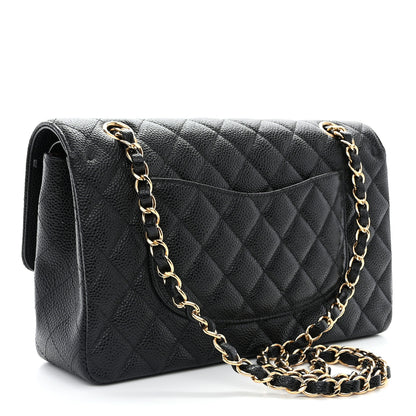 Chanel Caviar Quilted Medium Double Flap Black 3 of 11