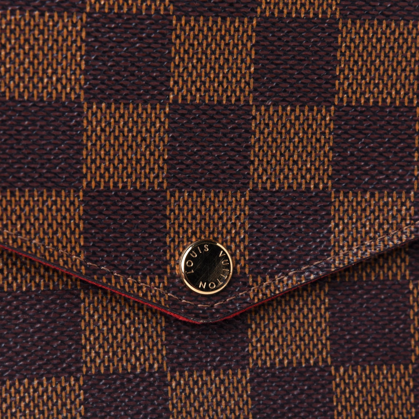 Damier Ebene Pochette Felicie Chain Wallet