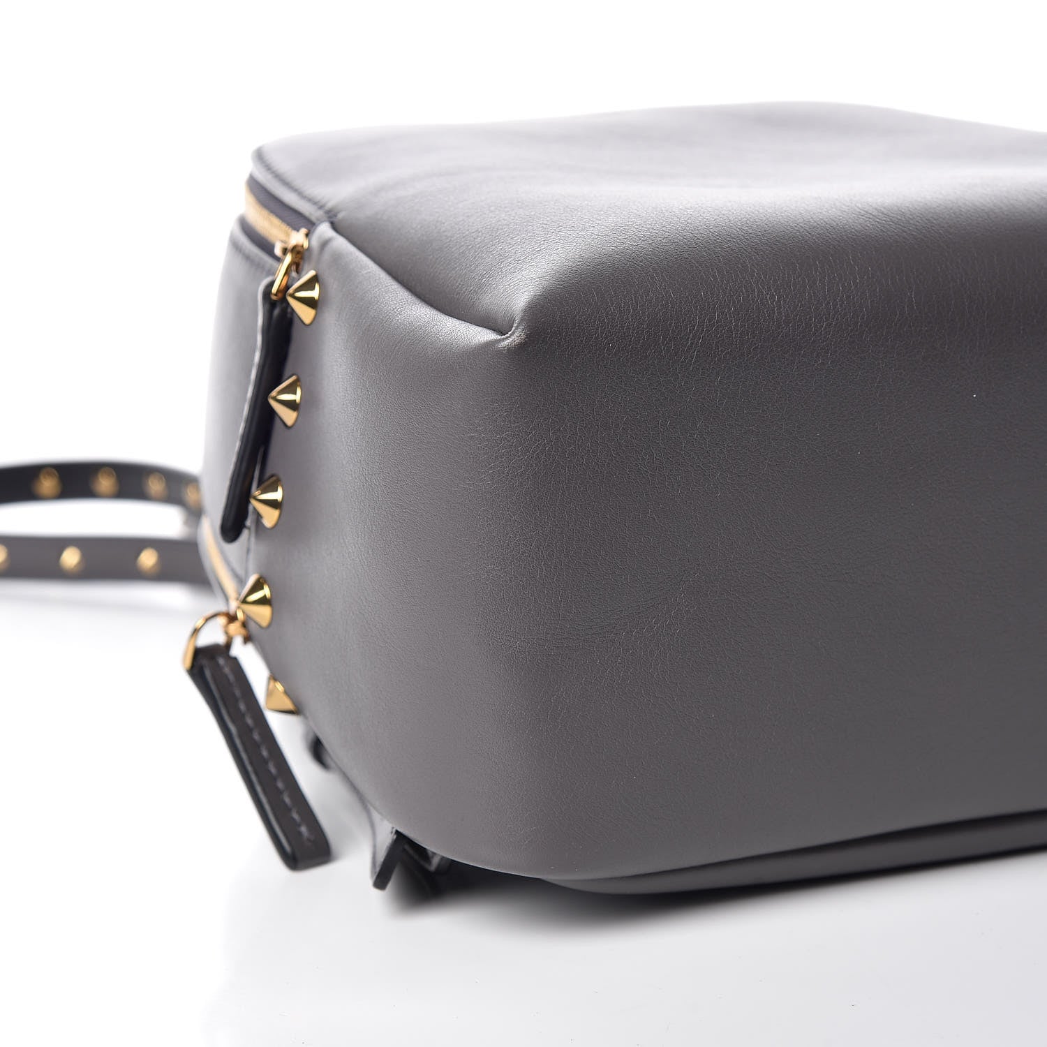 MCM Calfskin Mini Duchess Polke Studs Backpack Grey 5 of 10