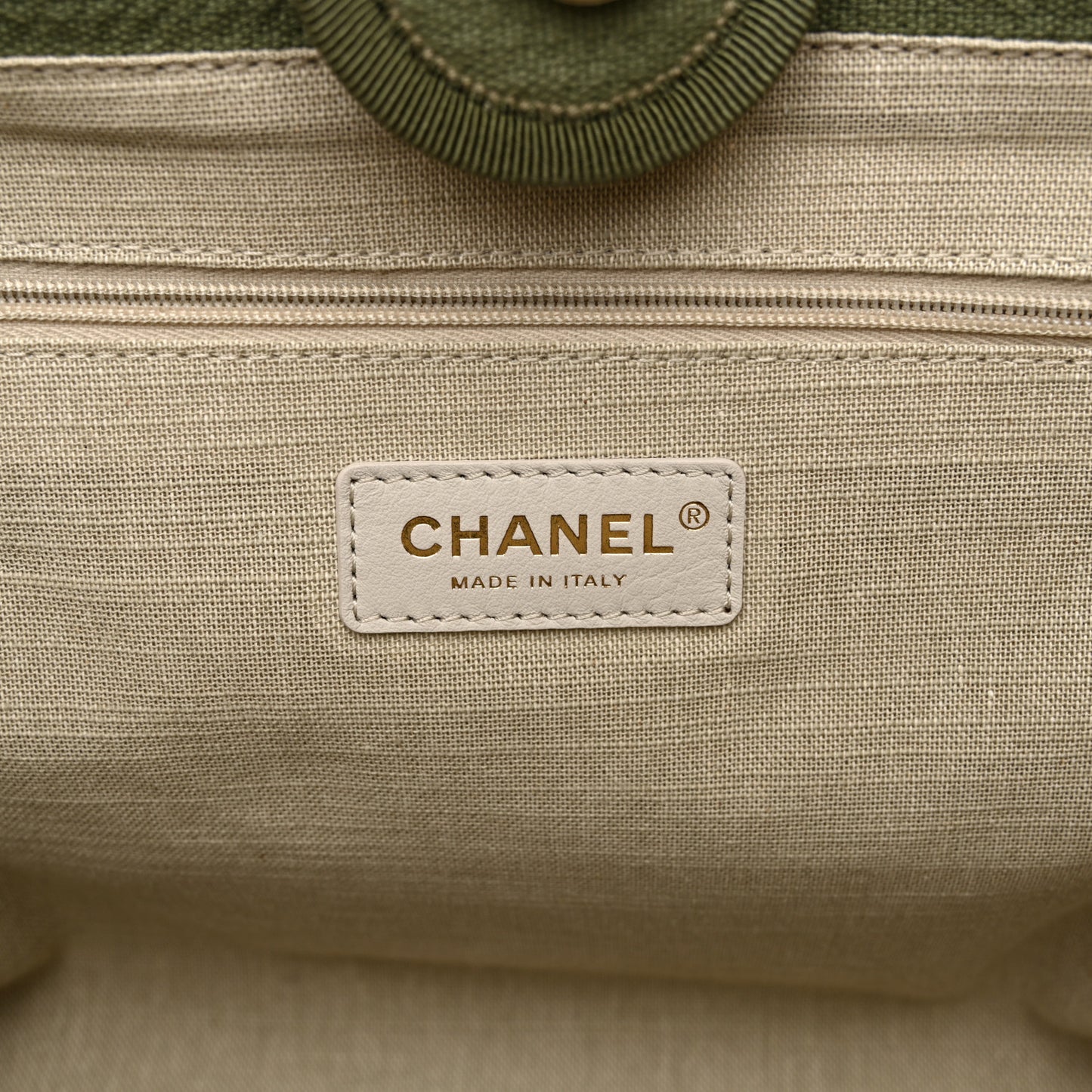 Mixed Fibers Small Deauville Tote Green