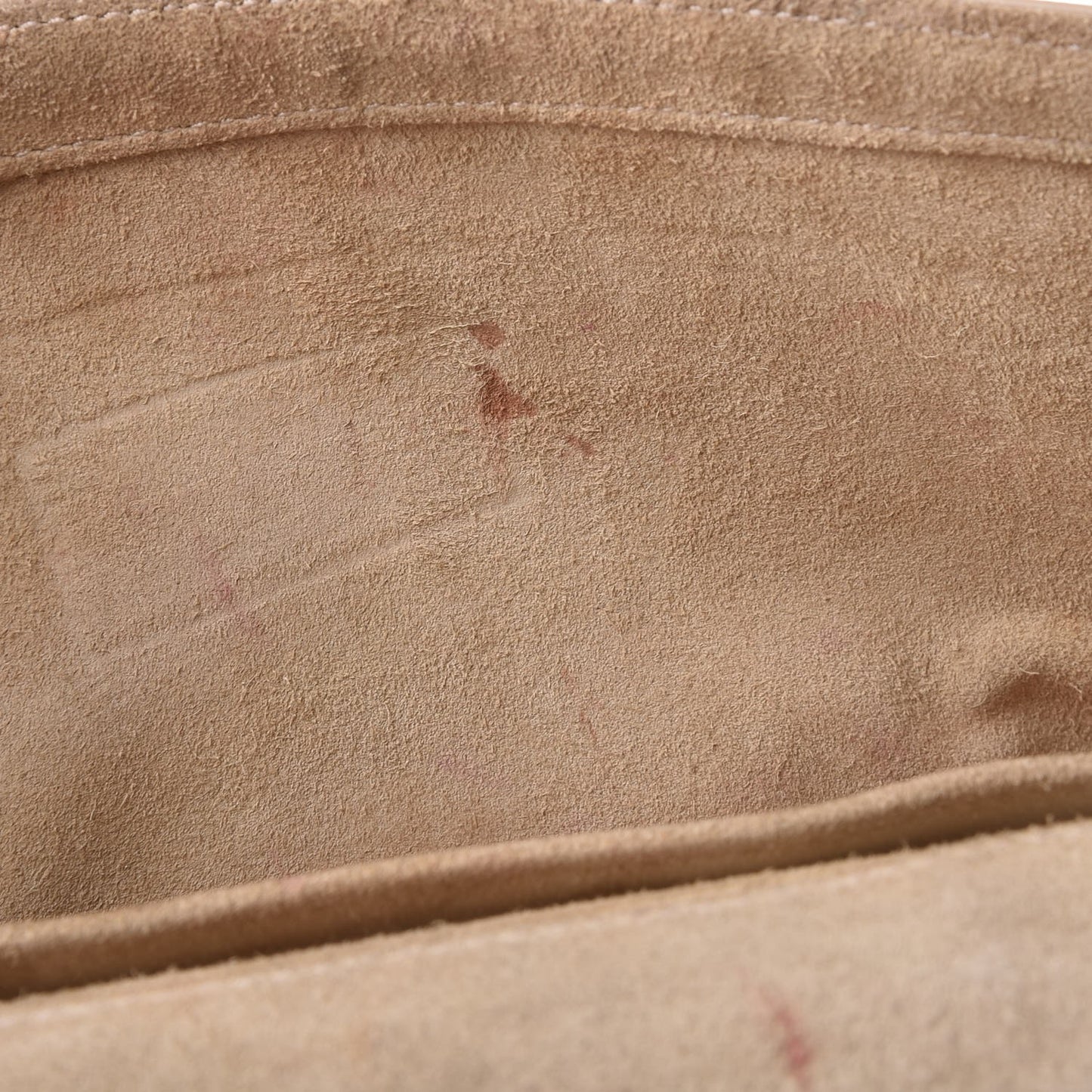 Calfskin Classic Y Ligne Clutch Light Beige
