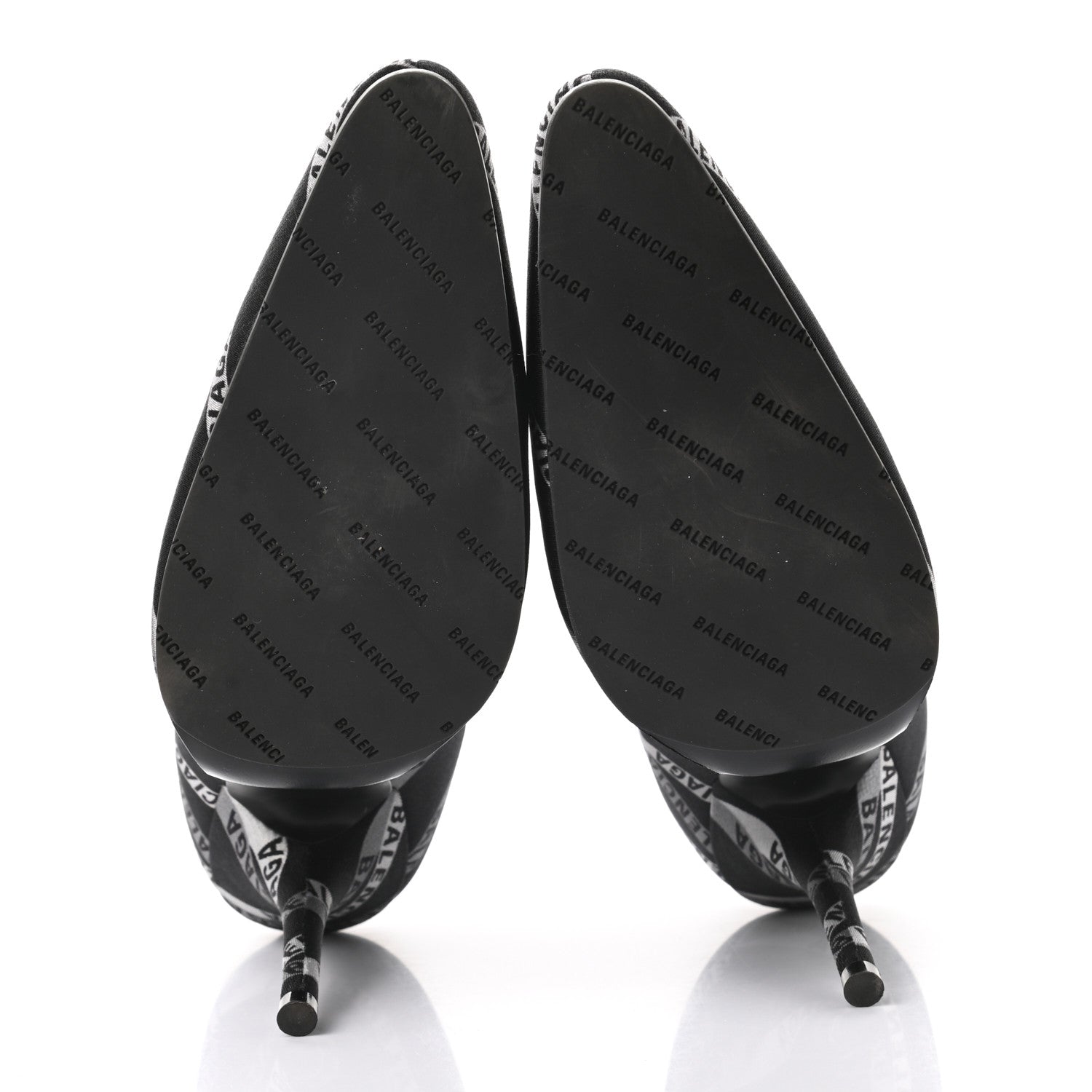 Balenciaga Spandex Losange Monogram 110mm Booties 38.5 Gris Black 5 of 6