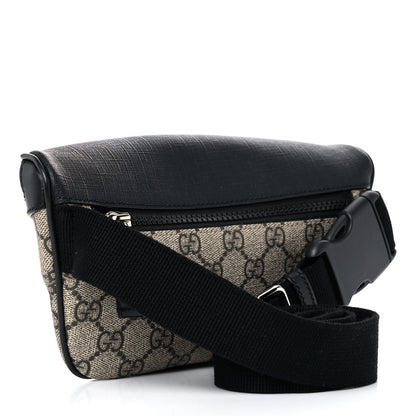 Gucci GG Supreme Monogram Belt Bag Black 3 of 11