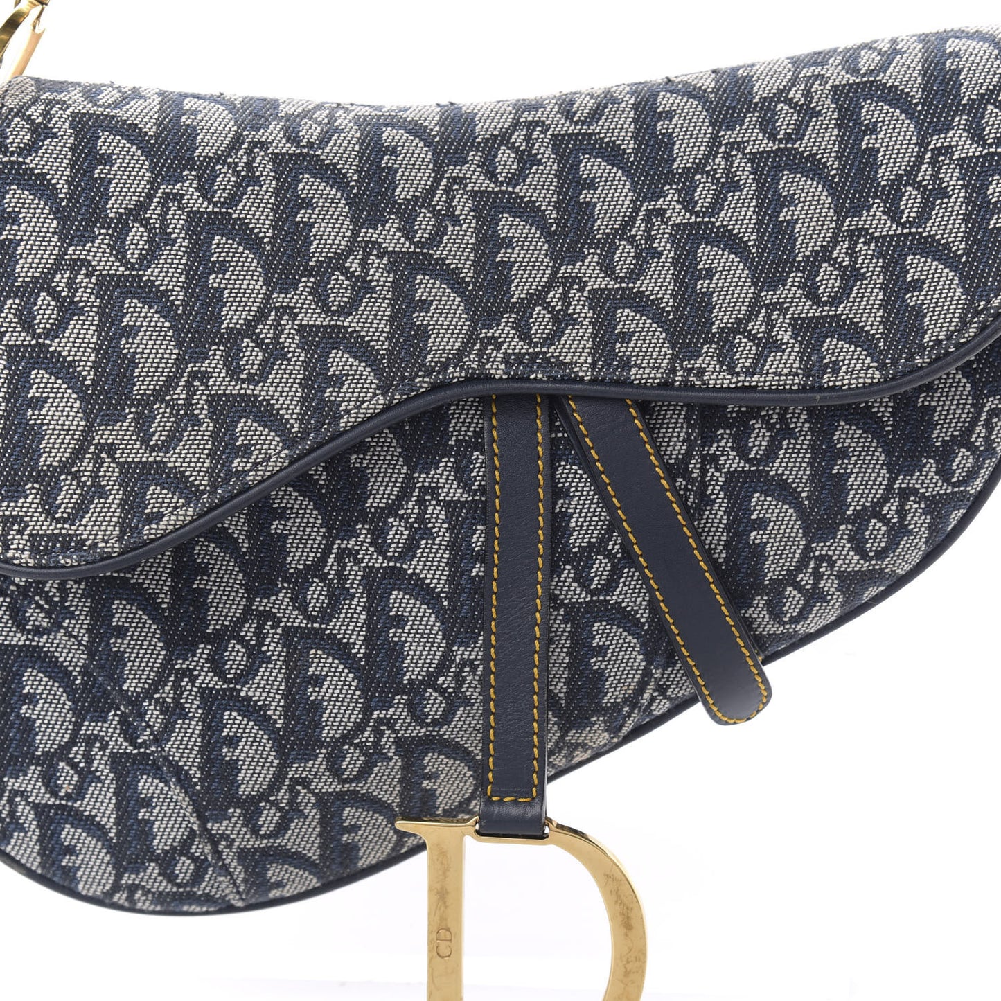 Monogram Saddle Bag Blue
