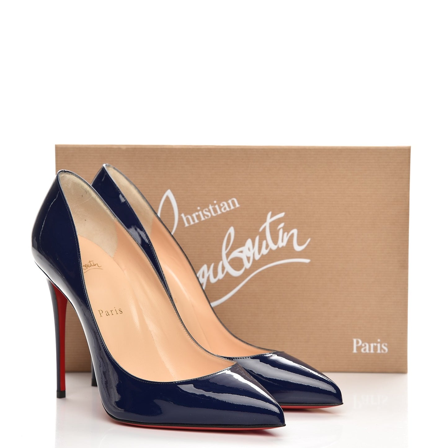 Patent Pigalle Follies 100 Pumps 40 China Blue