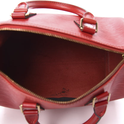 Louis Vuitton Epi Speedy 25 Rouge 4 of 10