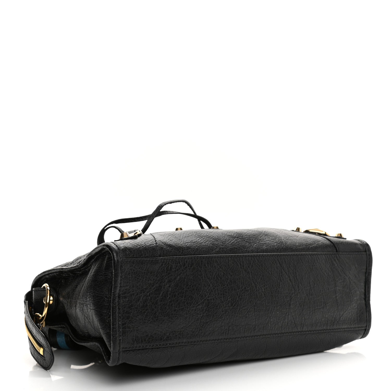 Balenciaga Agneau Classic Gold Hardware S City Graffiti Strap Black 3 of 9
