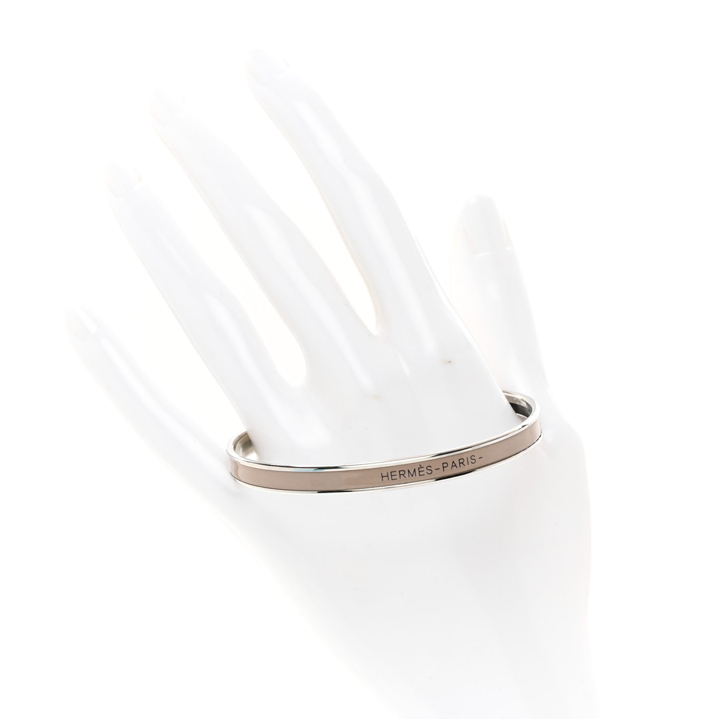 Enamel Uni Bangle 70 Marron Glace