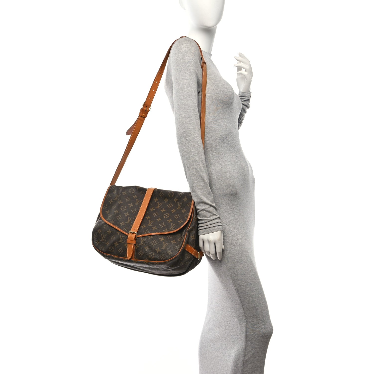 Louis Vuitton Monogram Saumur 35 2 of 16
