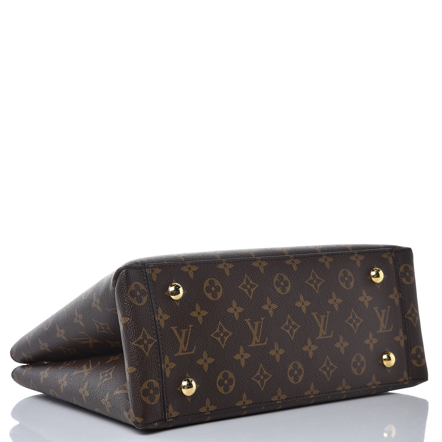 Monogram Flower Tote Caramel