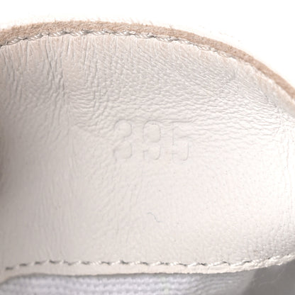 Hermes Canvas Calfskin Get Sneakers 39.5 Prunoir White 9 of 9