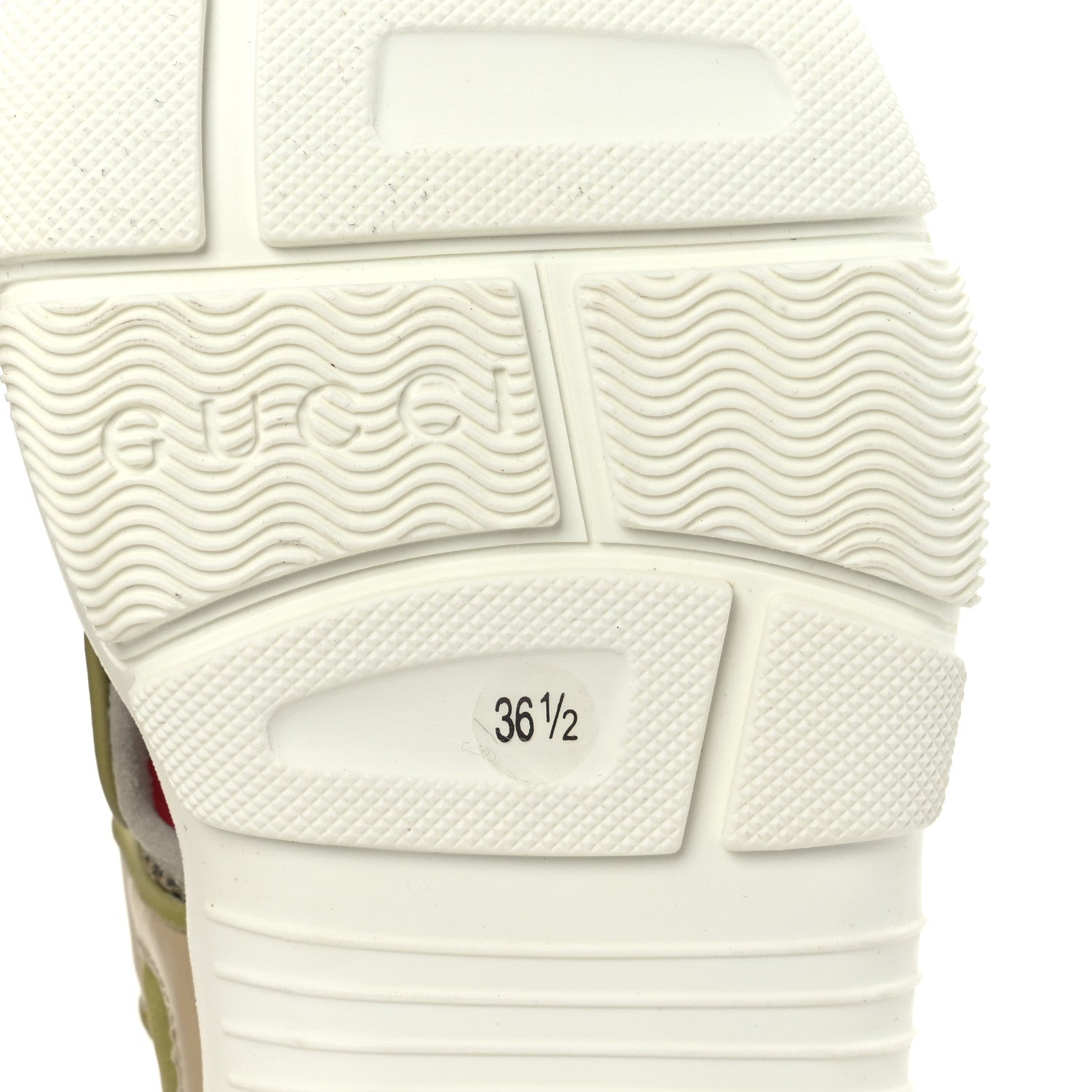 Gucci Mesh Fabric Tinsel Sport Sandals 36.5 Loess Sand Box Pink 8 of 10