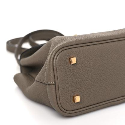 Moynat Taurillon Blush Calfskin Gabby BB Taupe 7 of 8